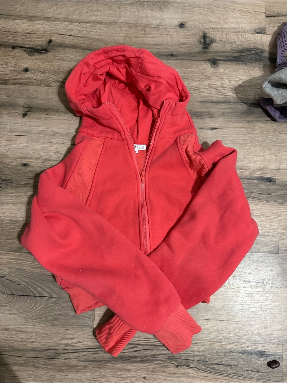 Red Hoodie Jacket - Women